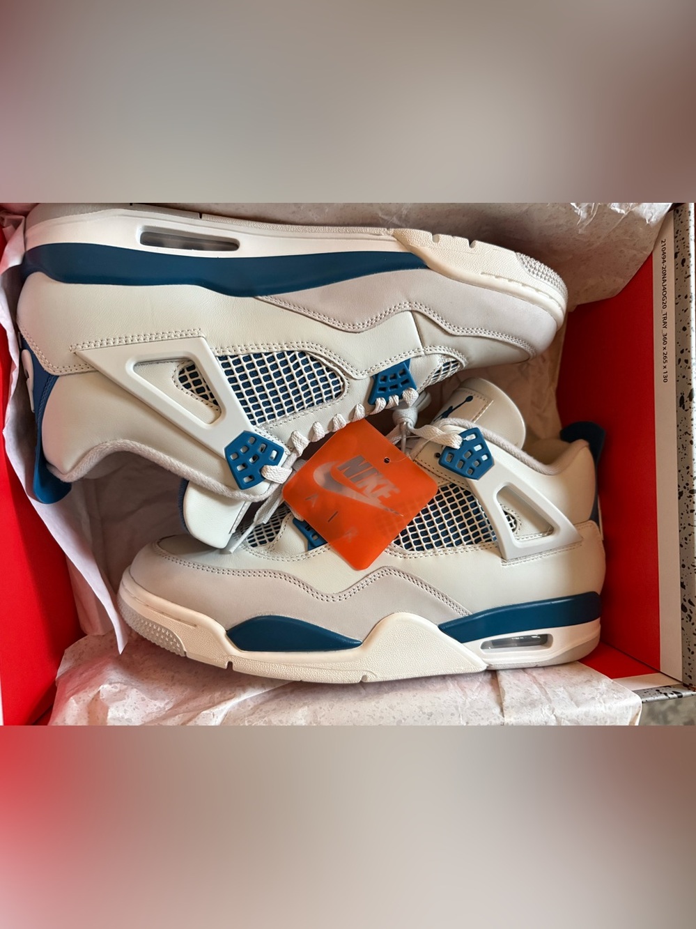 Nike Air Jordan 4 Retro Military Blue Men’s 11.5 NIB New in Box